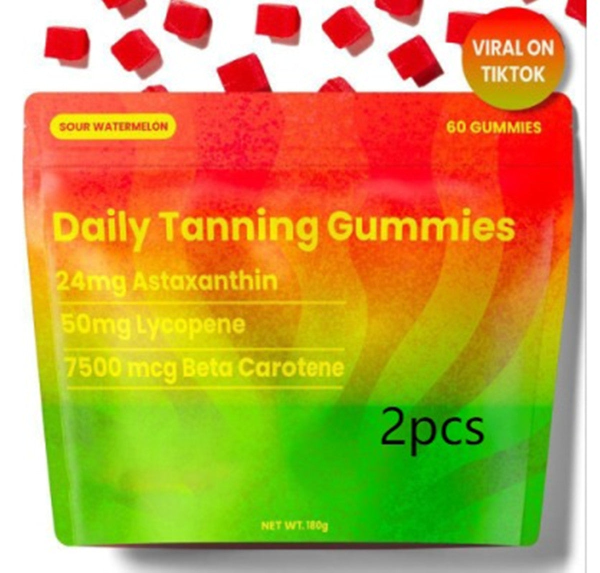 Body Tanning Fudge Daily Gummies